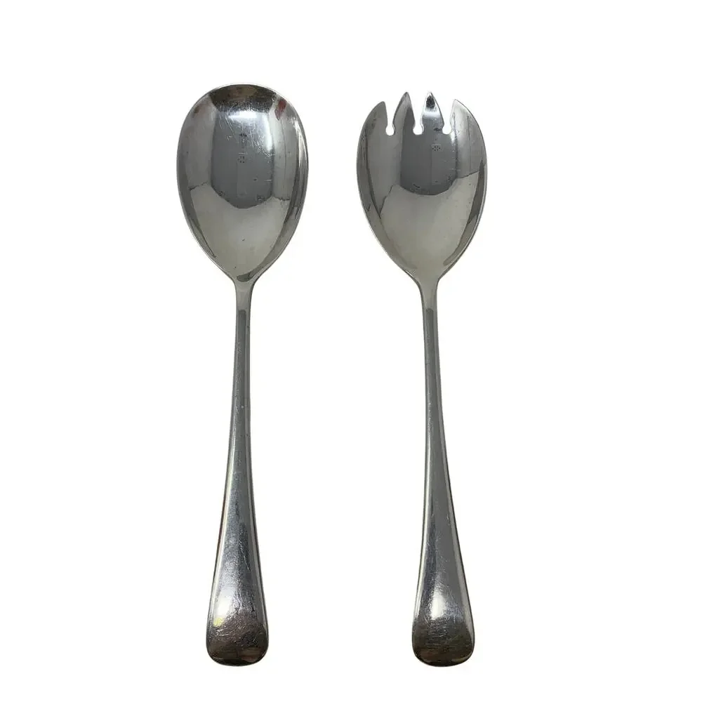 Cheltenham And Company Sheffield England Silver Plated Serving Spoon Fork Set